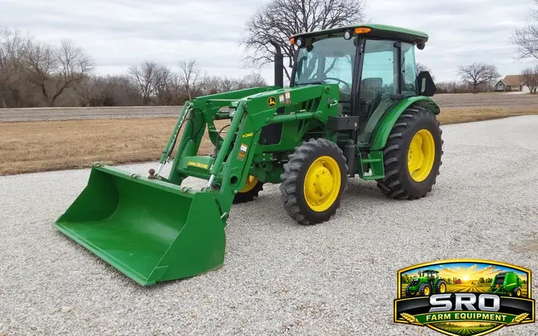 2016 John Deere 5075E MFWD Tractor W/ John Deere H240 Loader